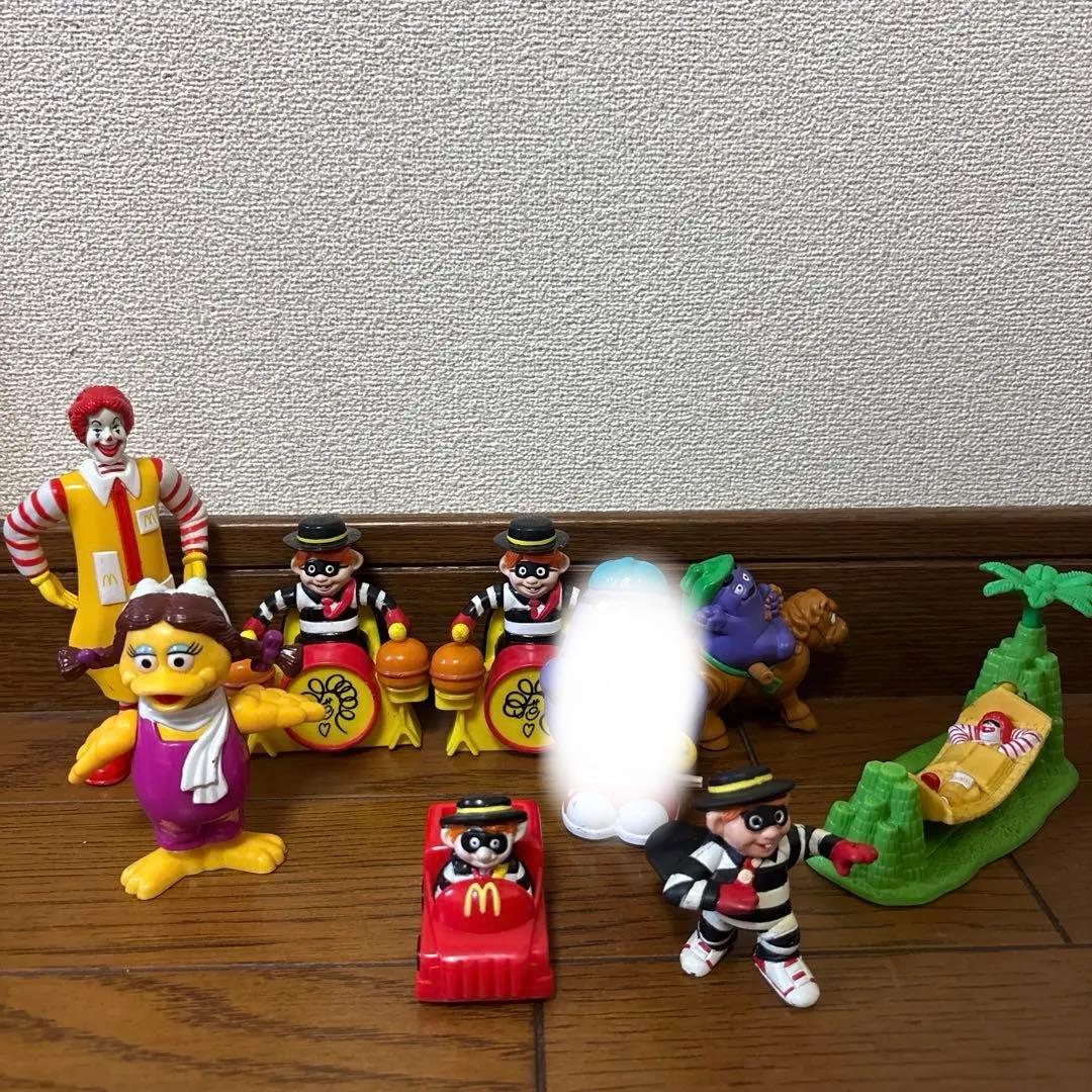 マクドナルド フィギュア ドナルド グリマス ハンバーグラー 8体セット 当時物