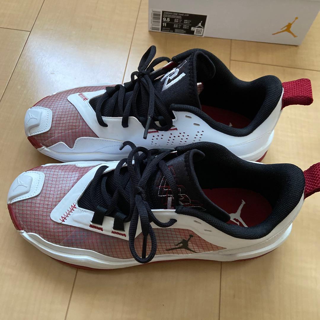 NIKE スニーカー　JORDAN ONE TAKE 4 PF ホワイト×レッド