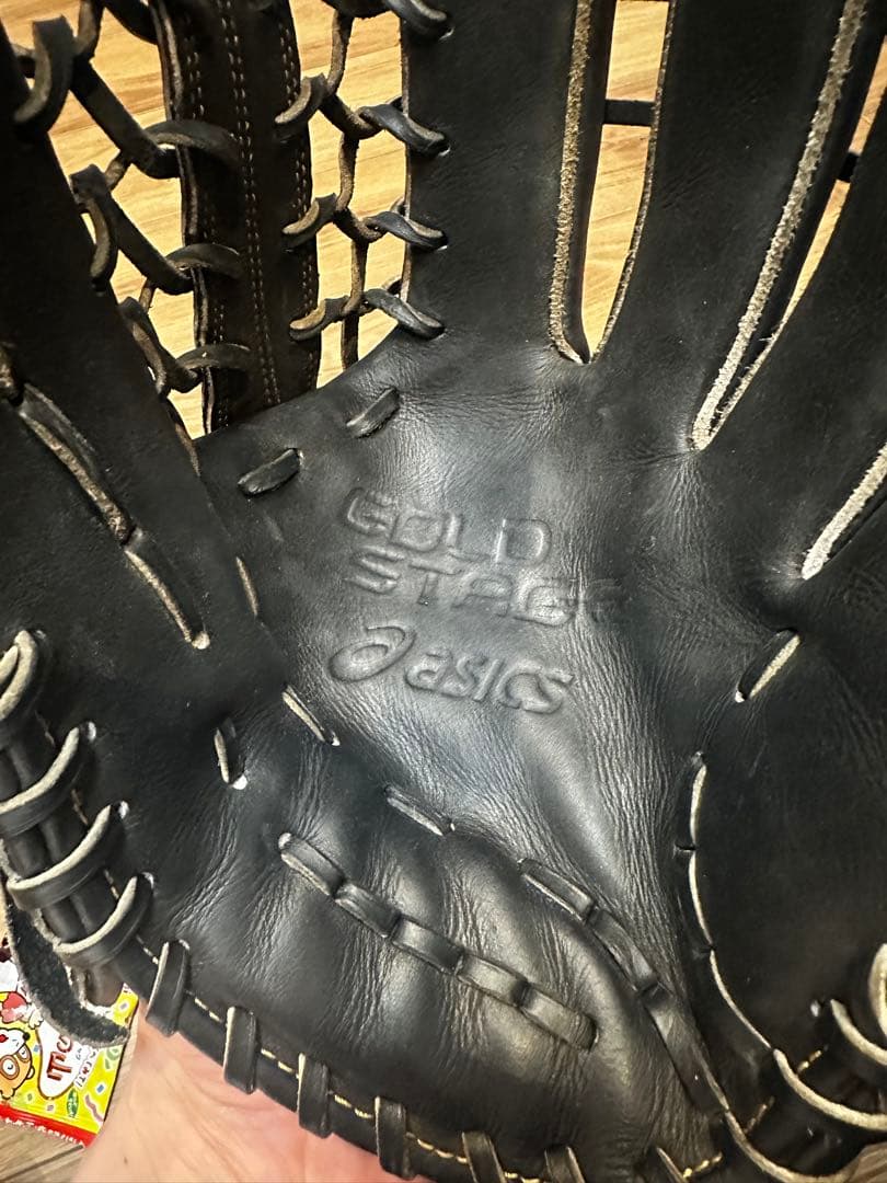 アシックス　ゴールドステージ i-Pro 軟式グローブ 黒　外野手　右投げ