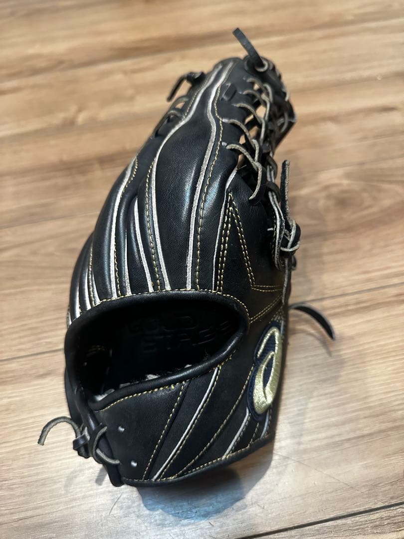 アシックス　ゴールドステージ i-Pro 軟式グローブ 黒　外野手　右投げ