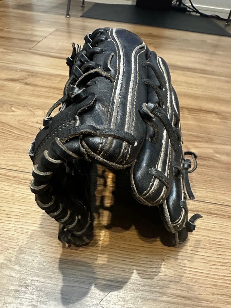 アシックス　ゴールドステージ i-Pro 軟式グローブ 黒　外野手　右投げ