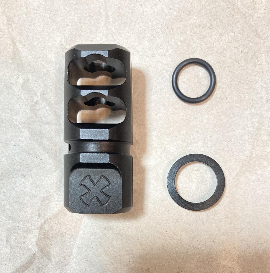 Noveske 2 Port Muzzle Brake レプリカ 逆14mm
