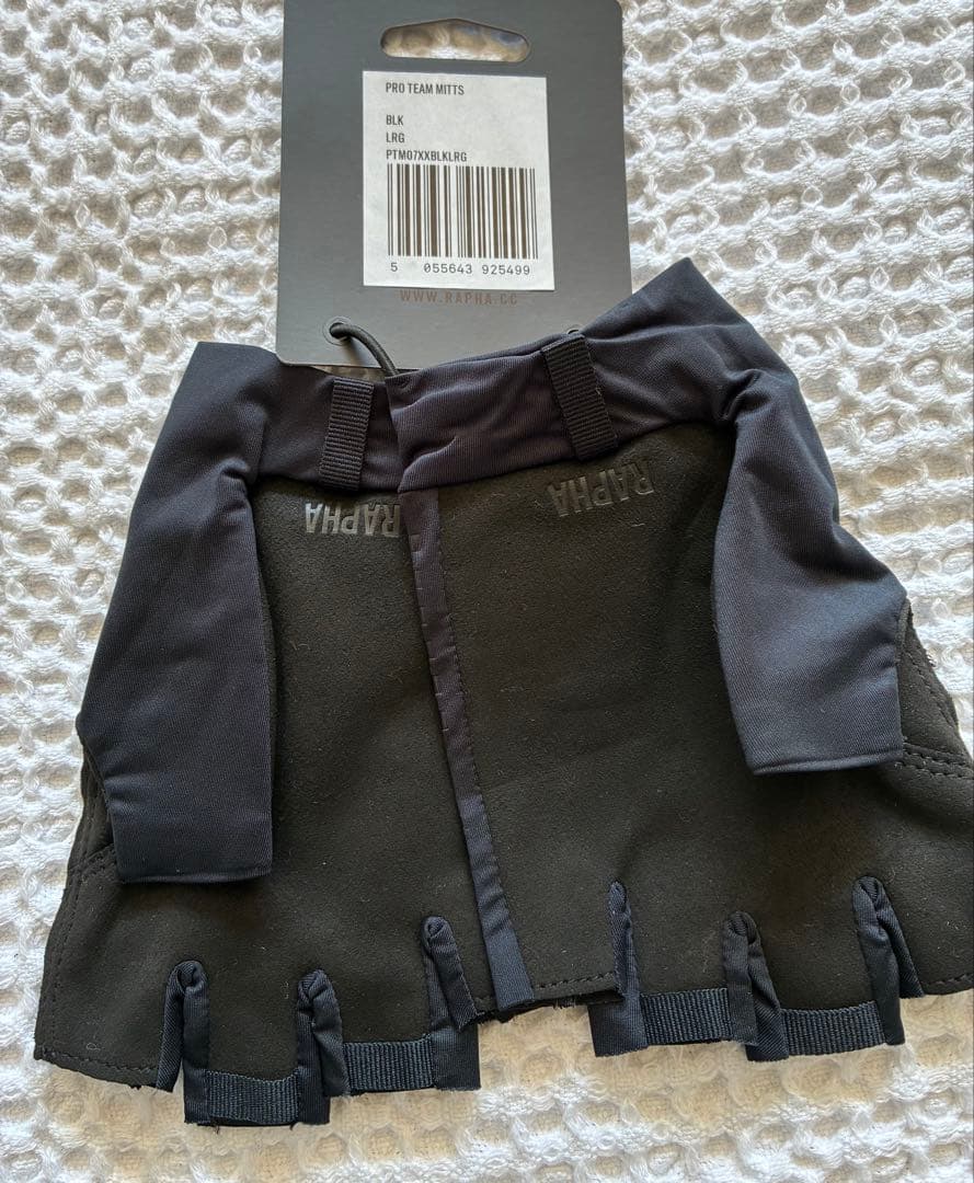 新品　Rapha ProTeamミット　グローブ　Lサイズ　Black 送料無料
