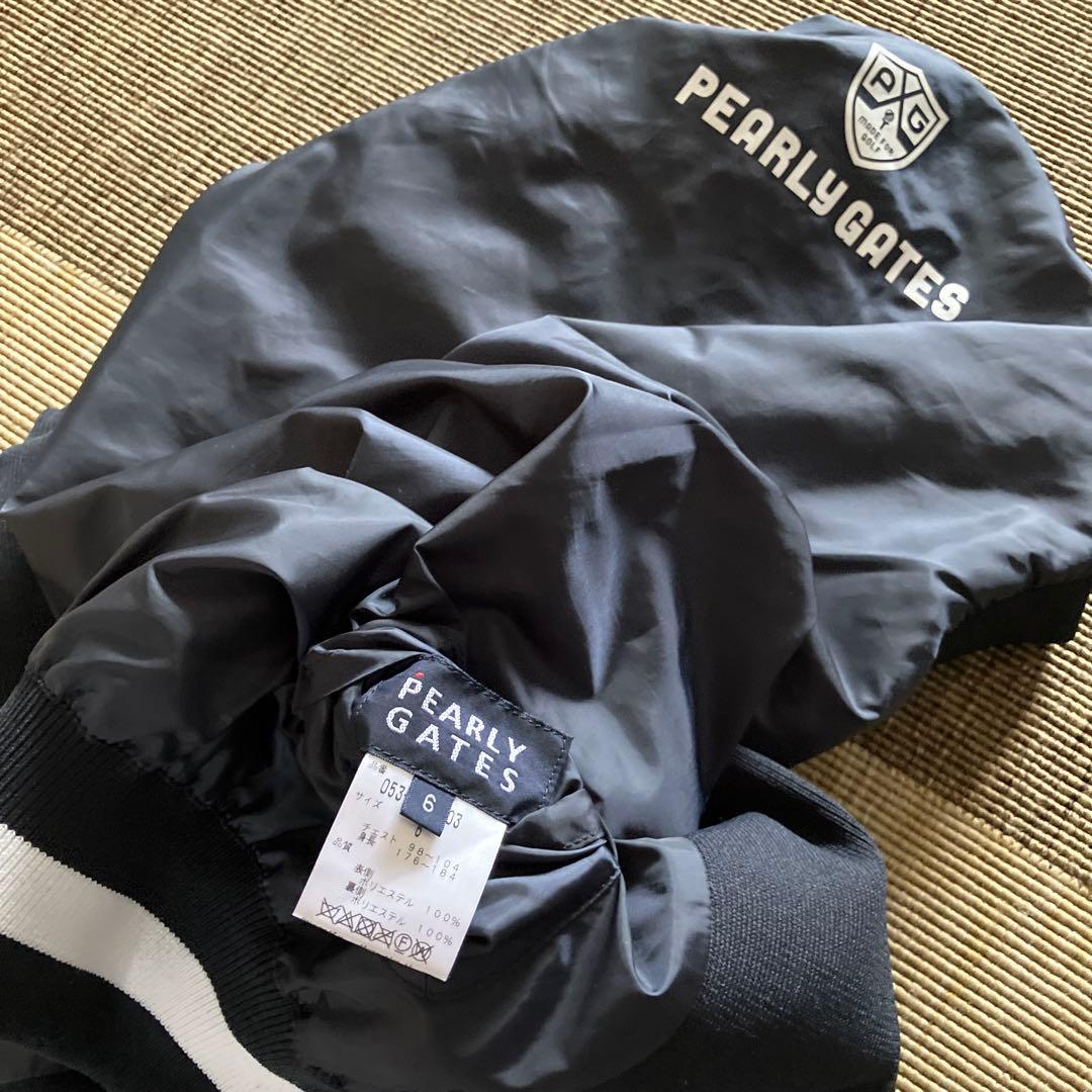 お買い得‼️美品❗️パーリーゲイツ　ストライプ Vネック ベスト+おまけ付き