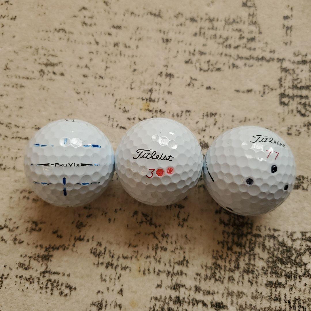 美品Titleist PROV1x2025年式モデルゴルフボール 24個