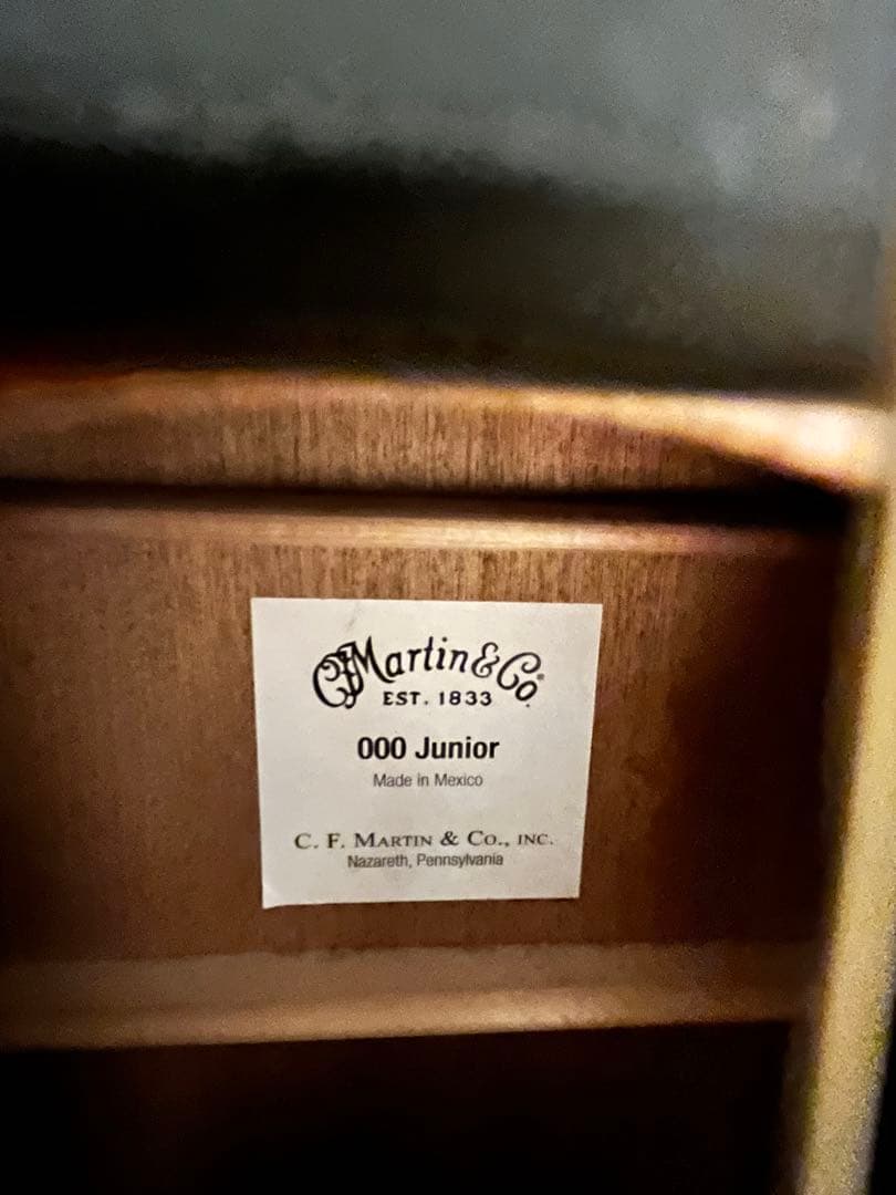 エレキアコースティックギター　Martin 000 Junior