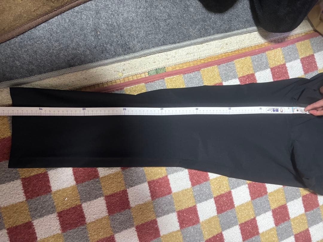JBA ブラックパンツ スリムフィット