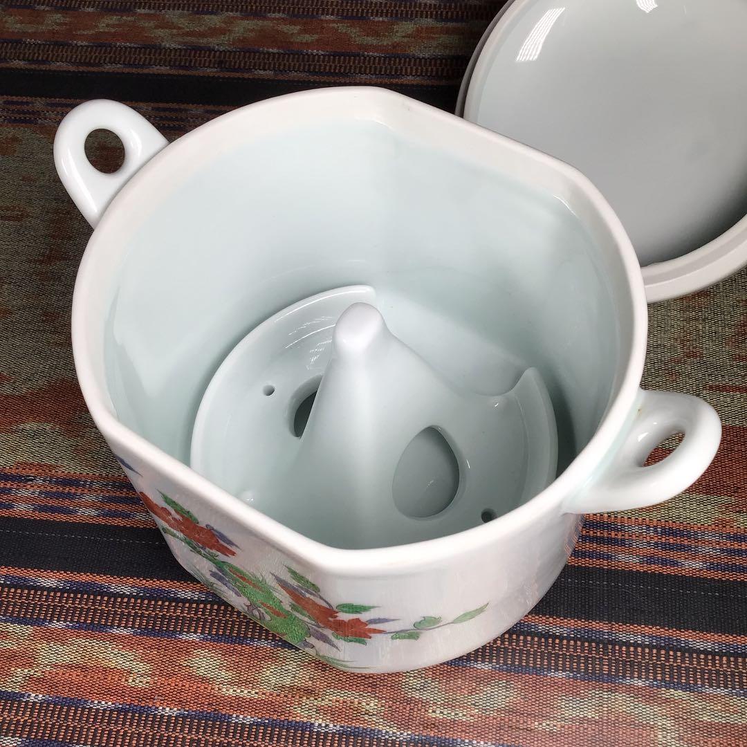 有田焼　仙松　入れ歯洗浄収納器