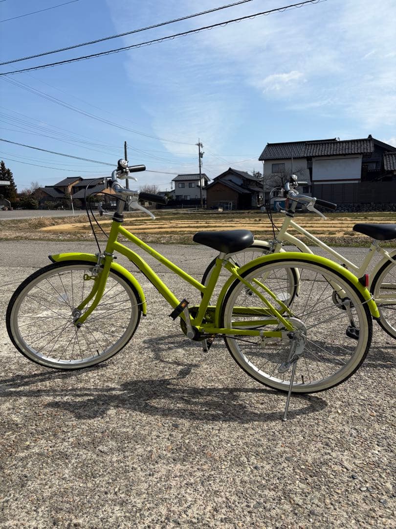 富山県☆シティサイクル 22インチ 2台まとめて☆引き取り限定