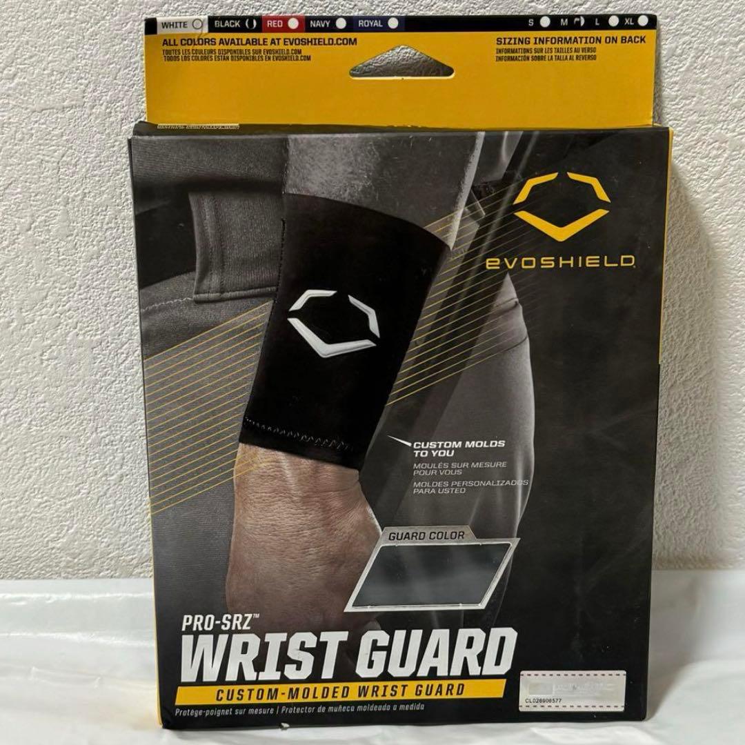 Evoshield SRZ-PROブラック Mサイズ リストガード リストバンド