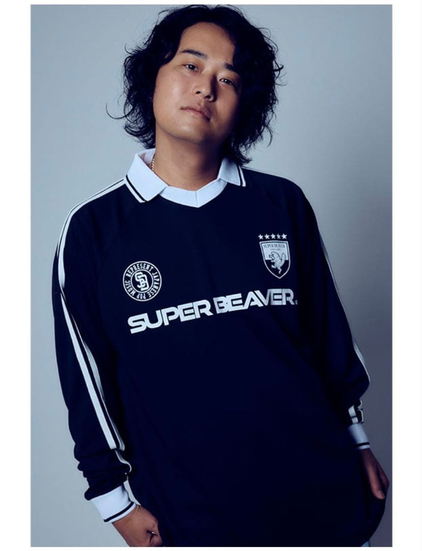 SUPER BEAVER サッカーシャツ ロングTシャツ L