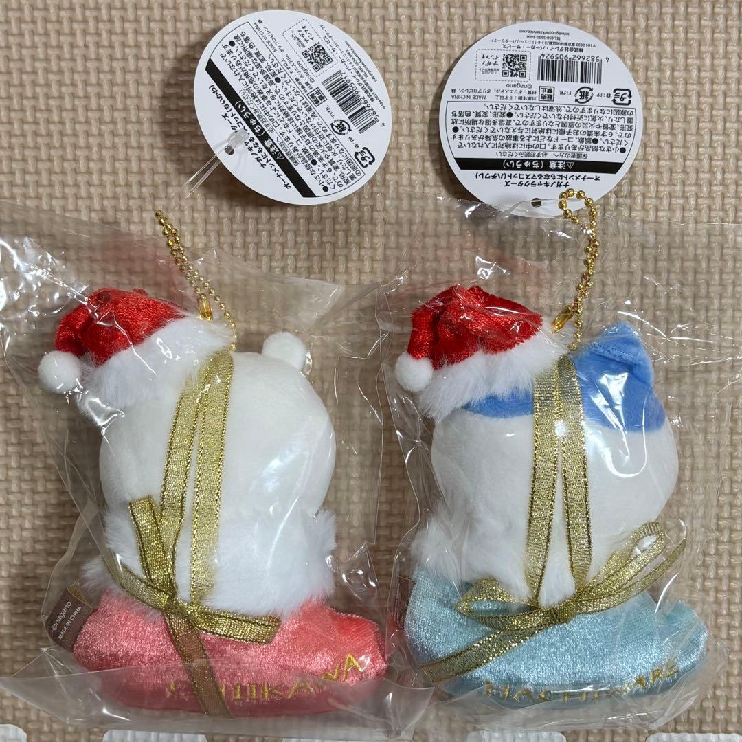 ちいかわ　オーナメントにもなるマスコット　ハチワレ　アクリルスタンド　ぬいぐるみ