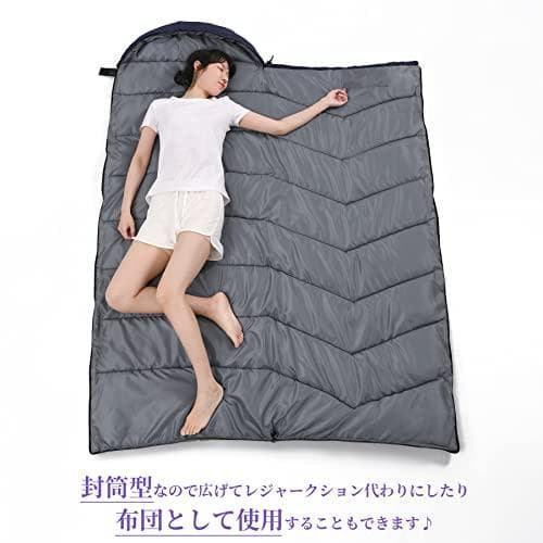 【匿名配送】レッド_1400 Cozyone 寝袋 シュラフ 封筒型 軽量 保温