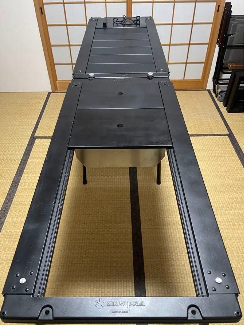  peak IGTアイアングリルテーブル フレームロング ブラックセット