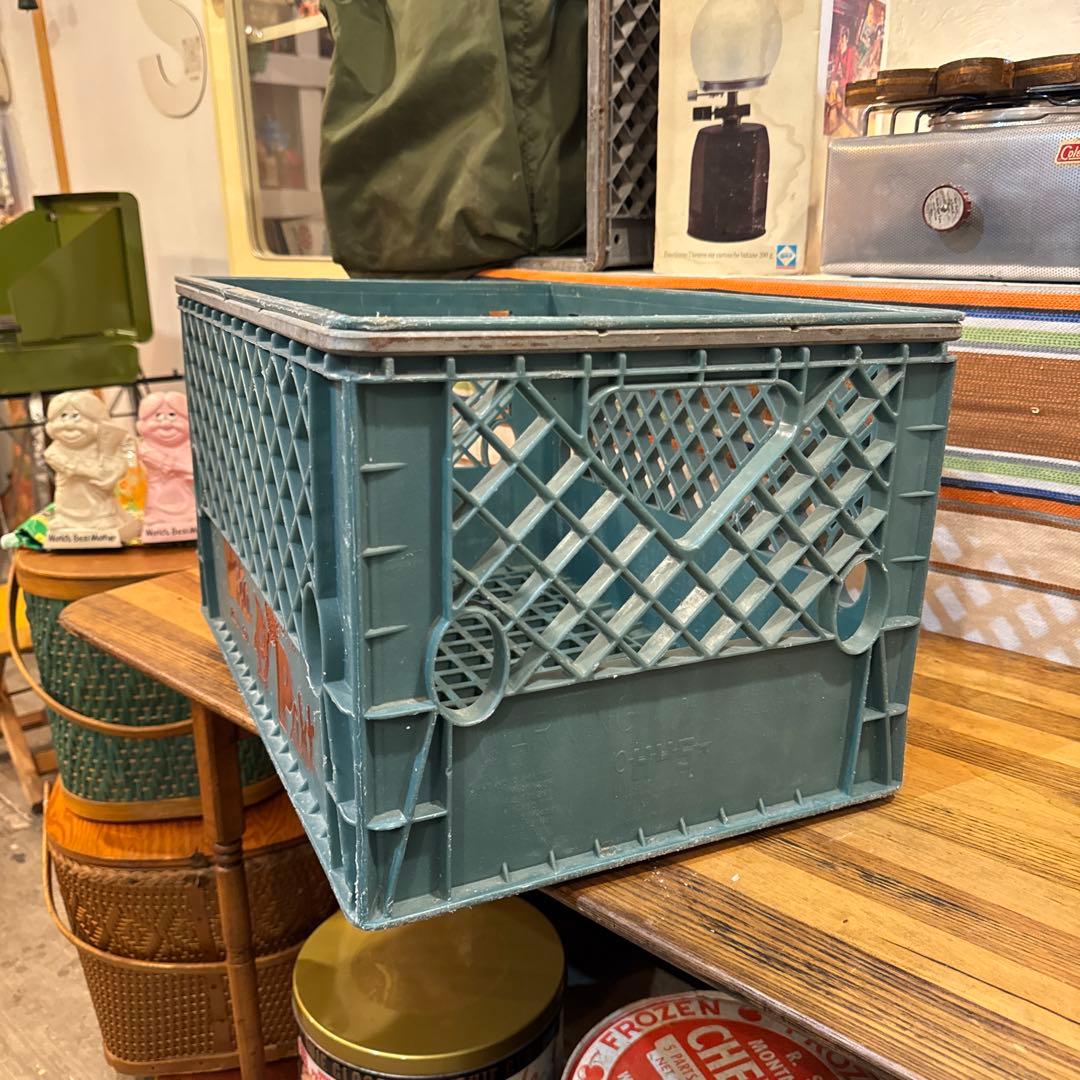 vintage USA70's milk crate ミルククレート