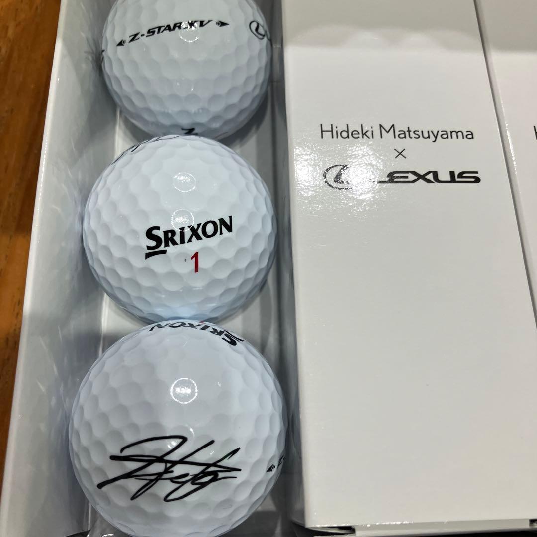 レクサスコレクションSRIXON ＺSTAR XV 松山サイン入りボール
