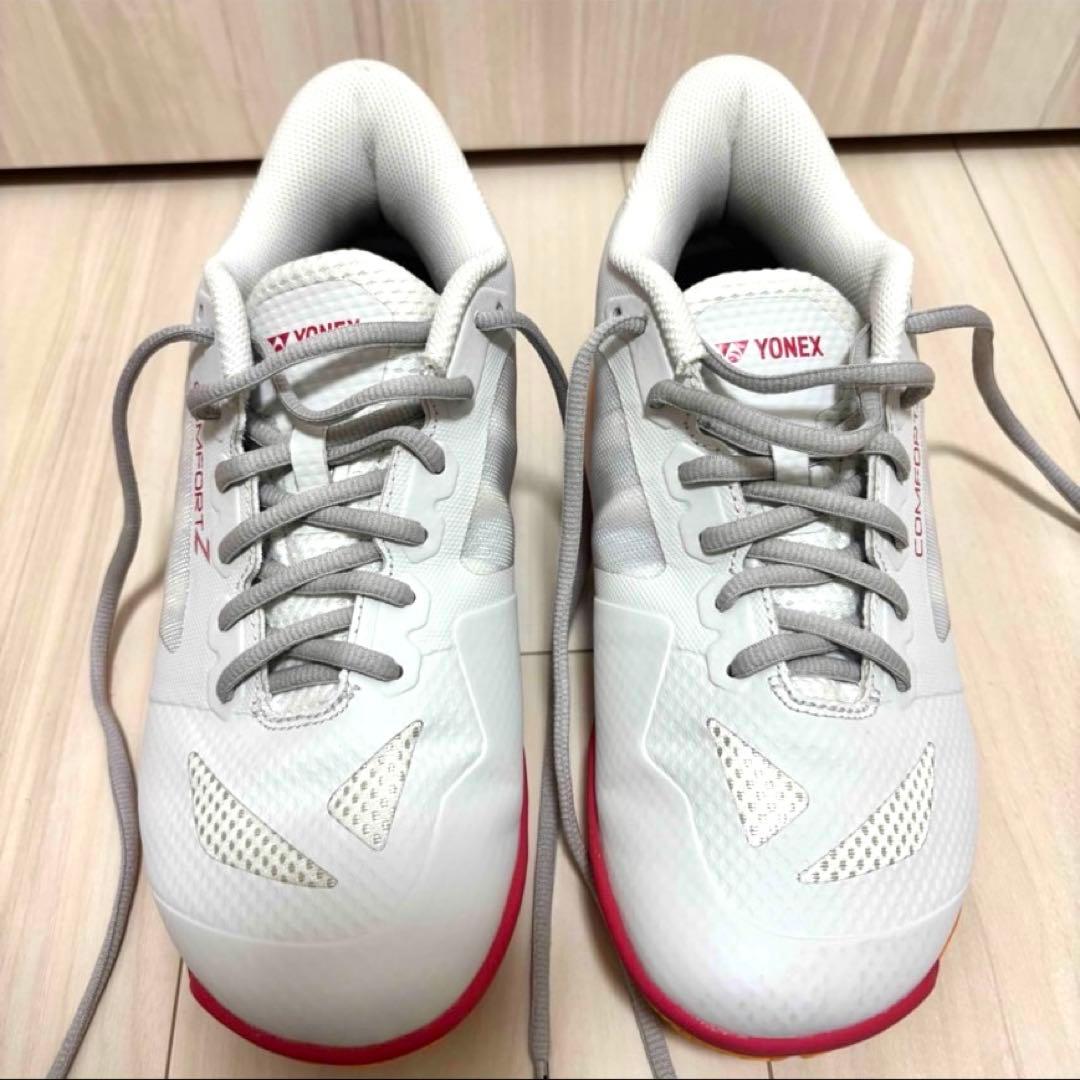 YONEX ヨネックスパワークッションコンフオートZWMD ホワイト24.5