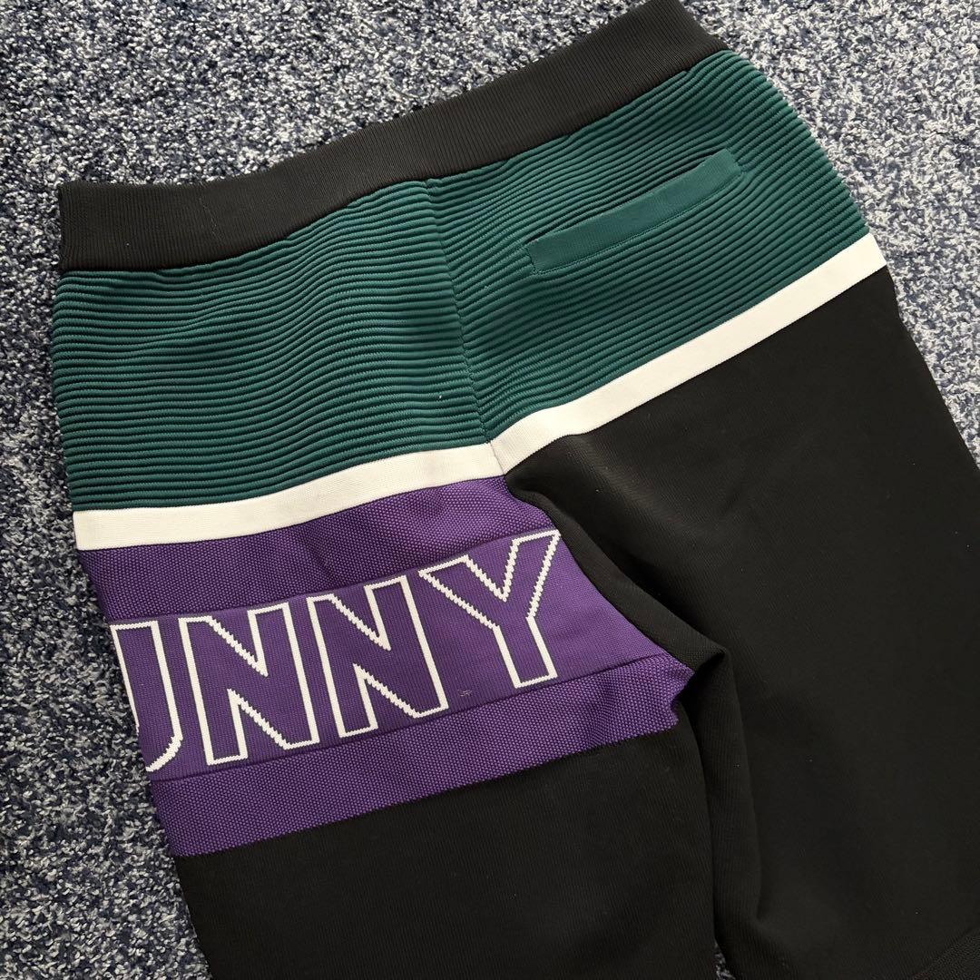 ジャックバニー　ストレッチ　ニットパンツ　ゴルフウェア　ブラック系　サイズ4