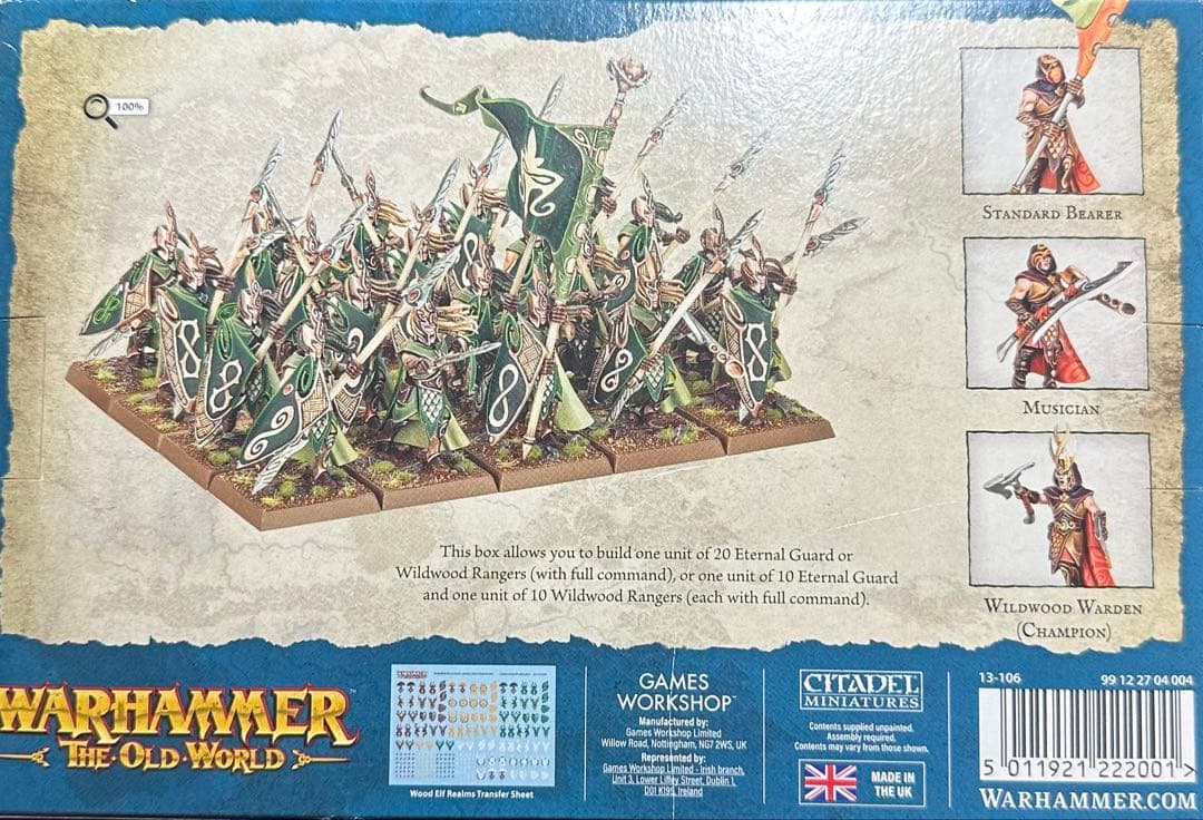 ウォーハンマーオールド・ワールドウッドエルフ・レルムエターナルガード20体セット