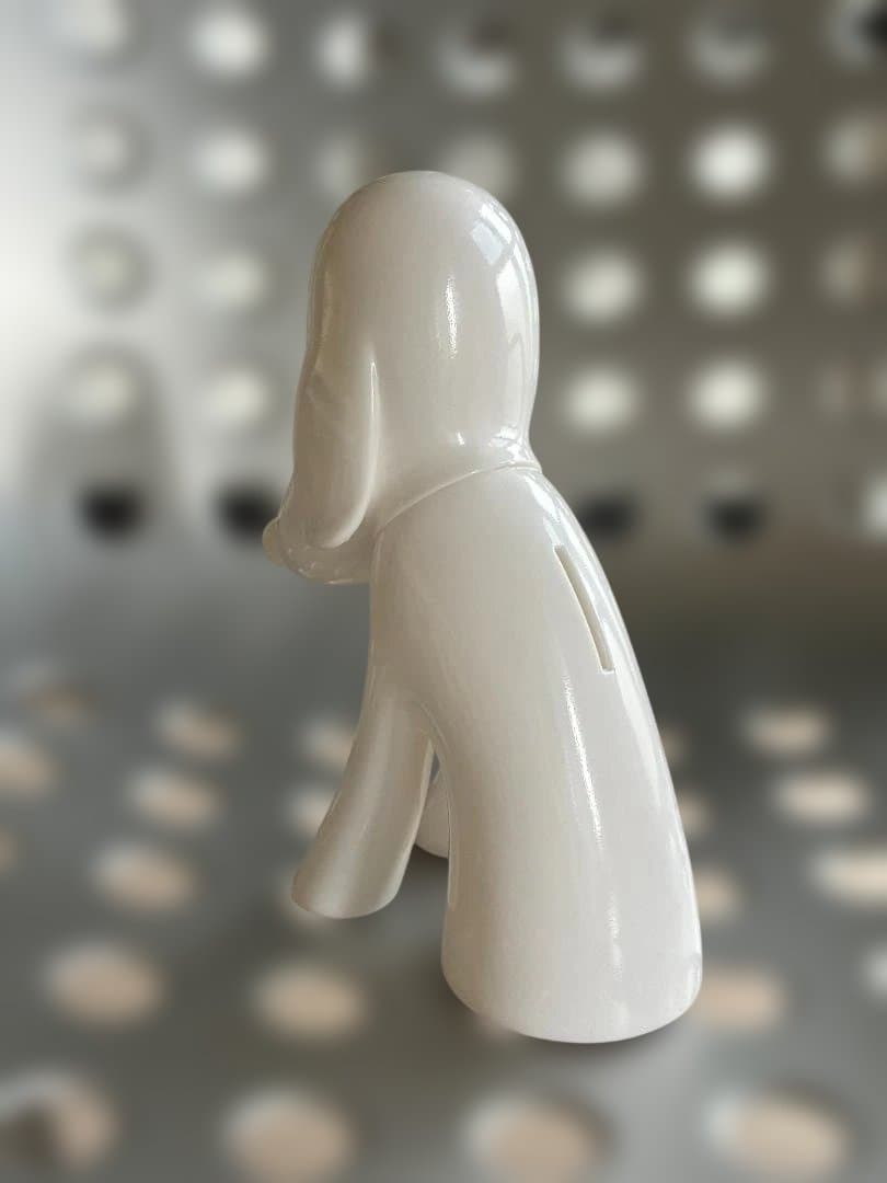 あおもり犬貯金箱　白