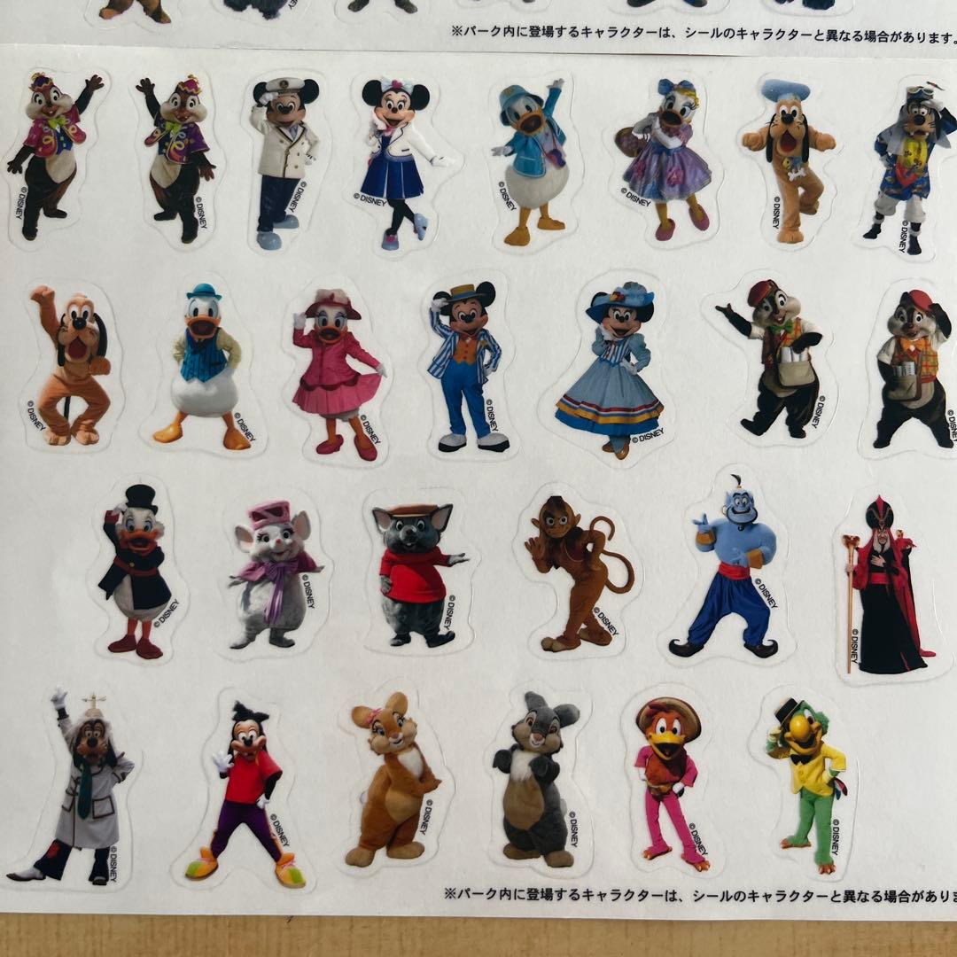 ディズニーリゾート商品キャラクター シールシート