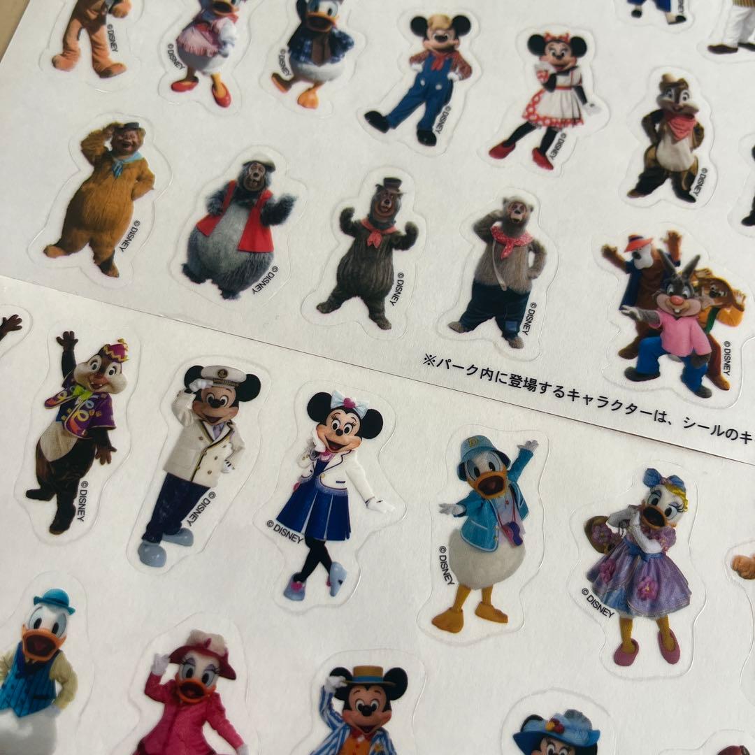 ディズニーリゾート商品キャラクター シールシート