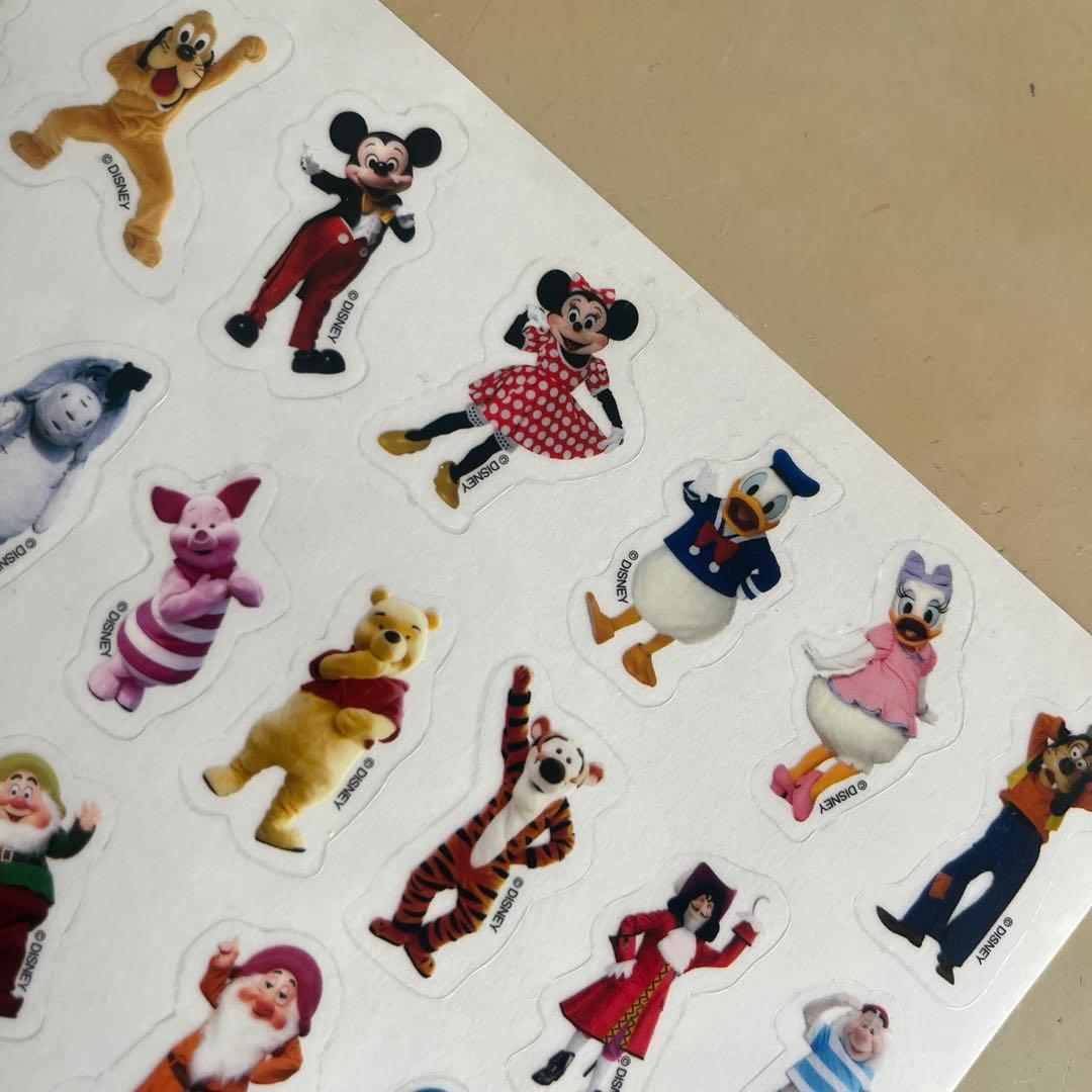ディズニーリゾート商品キャラクター シールシート
