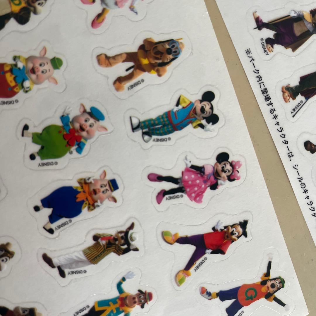 ディズニーリゾート商品キャラクター シールシート