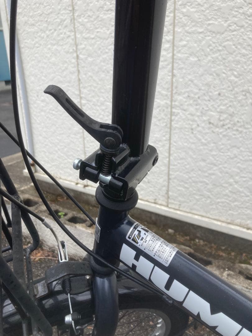 HUMMER 折りたたみ自転車 20インチ 6段変速 前カゴ付 動作確認済み
