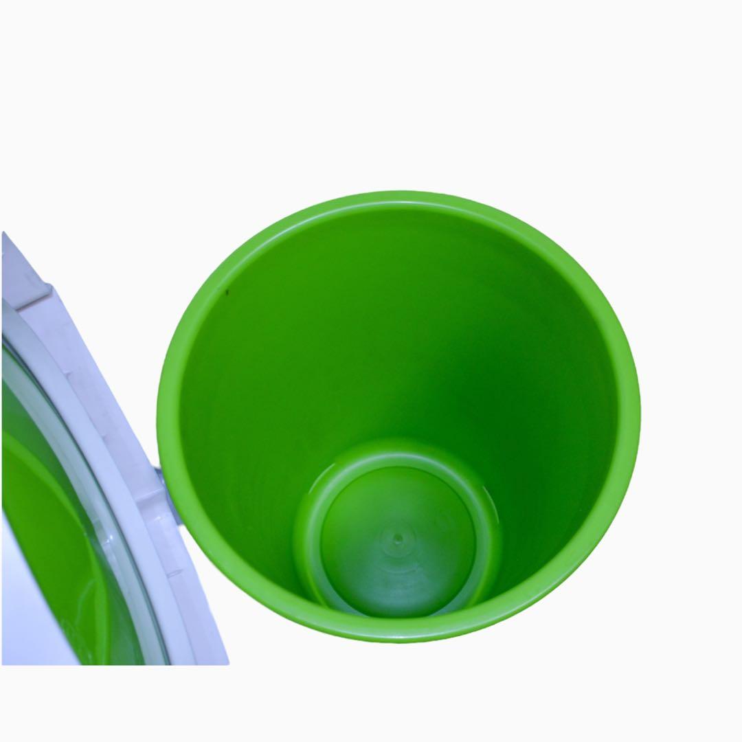 昭和レトロ ゴミ箱 ダストボックス グリーン