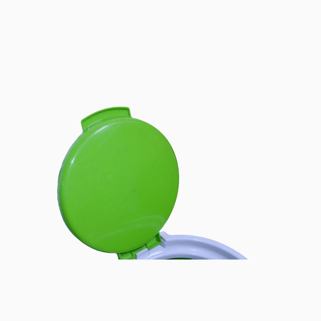 昭和レトロ ゴミ箱 ダストボックス グリーン