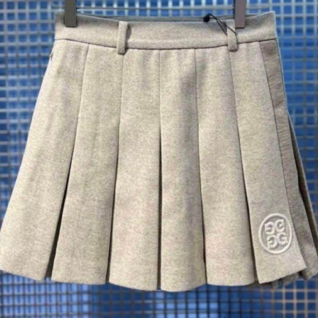 ジーフォア ニットとプリーツスカートセット