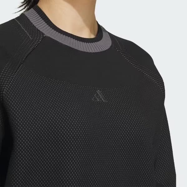 【M】定価41,800円 アディダスゴルフ セーター&フレアースカート 黒白