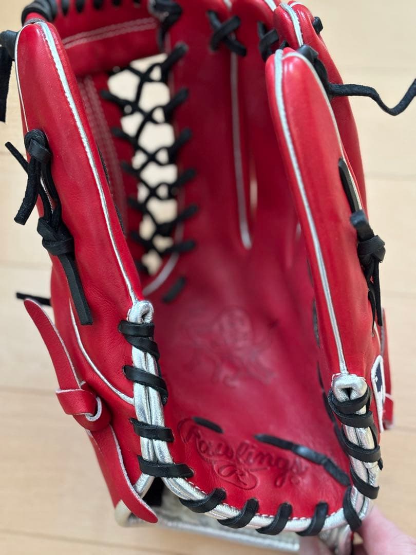 Rawlings 軟式グローブ レッド