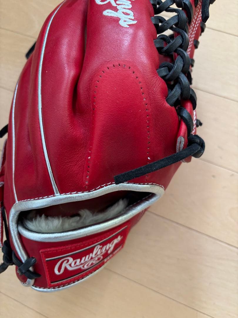 Rawlings 軟式グローブ レッド