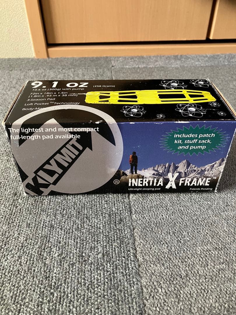 新品未使用　KLYMIT Inertia X Frame スリーピングパッド