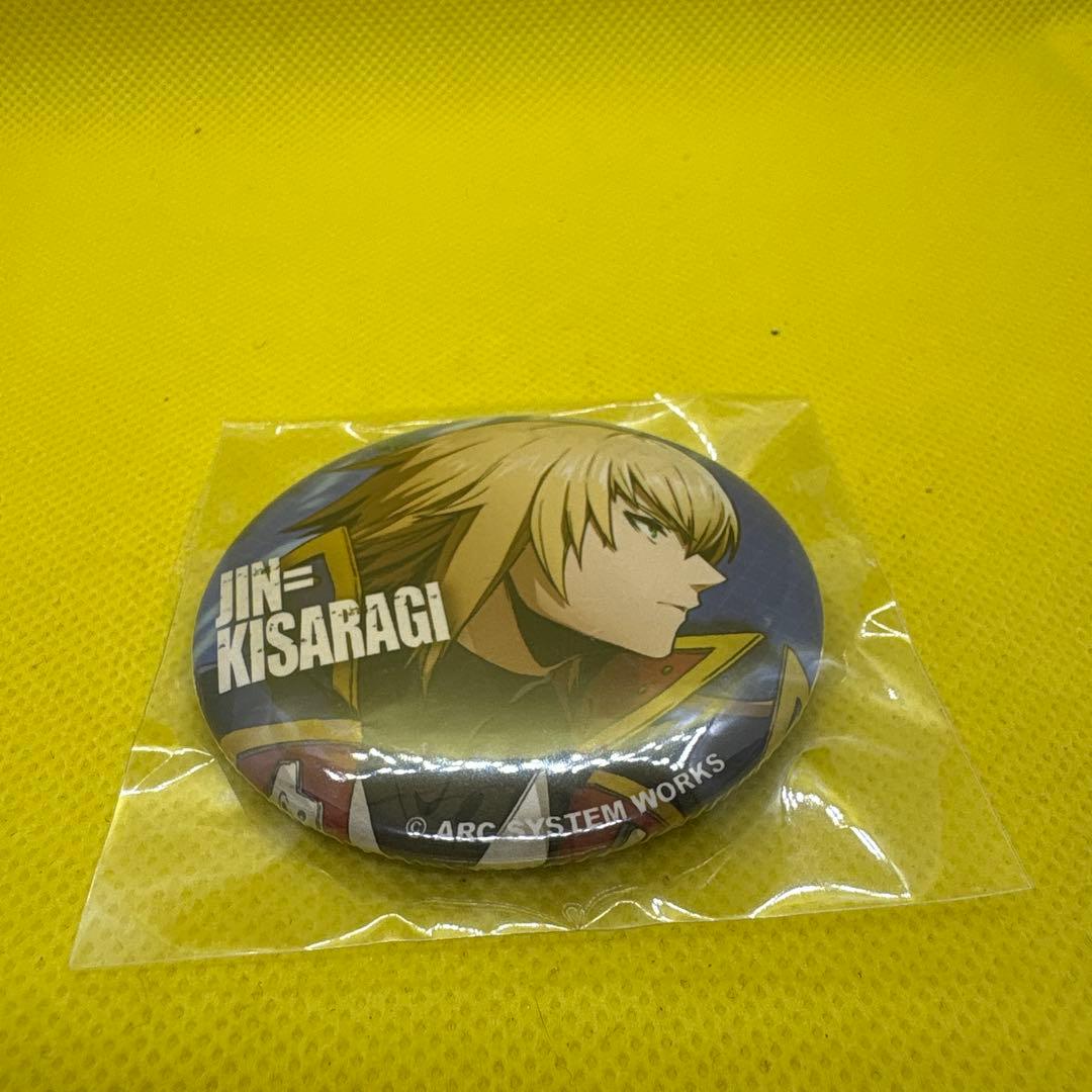 ☆希少品　BLAZBLUE（ブレイブルー）缶バッジ【ジン＝キサラギ】開封品