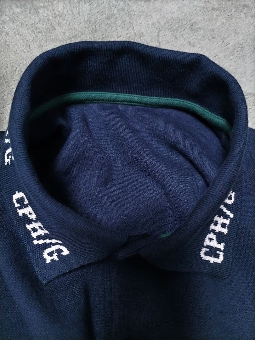 cph golf　キャプテンズヘルム　ポロシャツ　ネイビー　ボックスシルエット