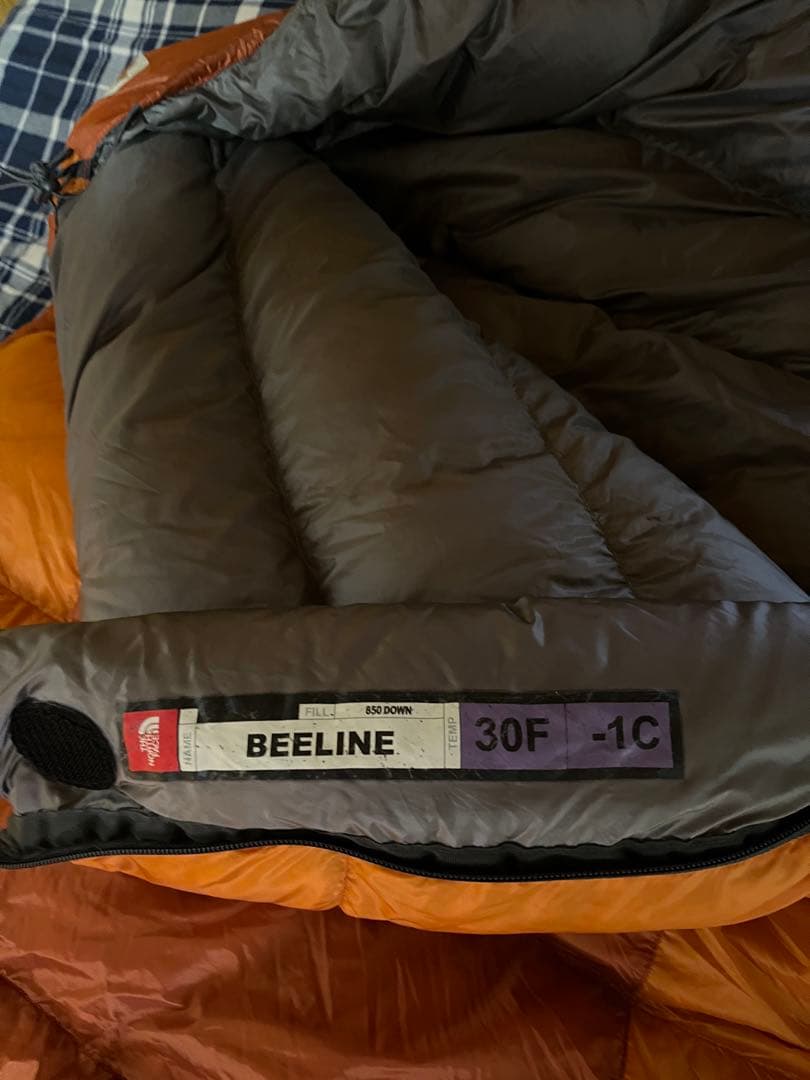 ノースフェイスTHE NORTH FACE BEELINE850 ダウンシュラフ