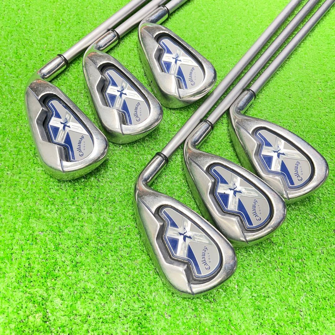 寶TIS-571 Callaway X18 #4.5.7.8.9.P アイアンR