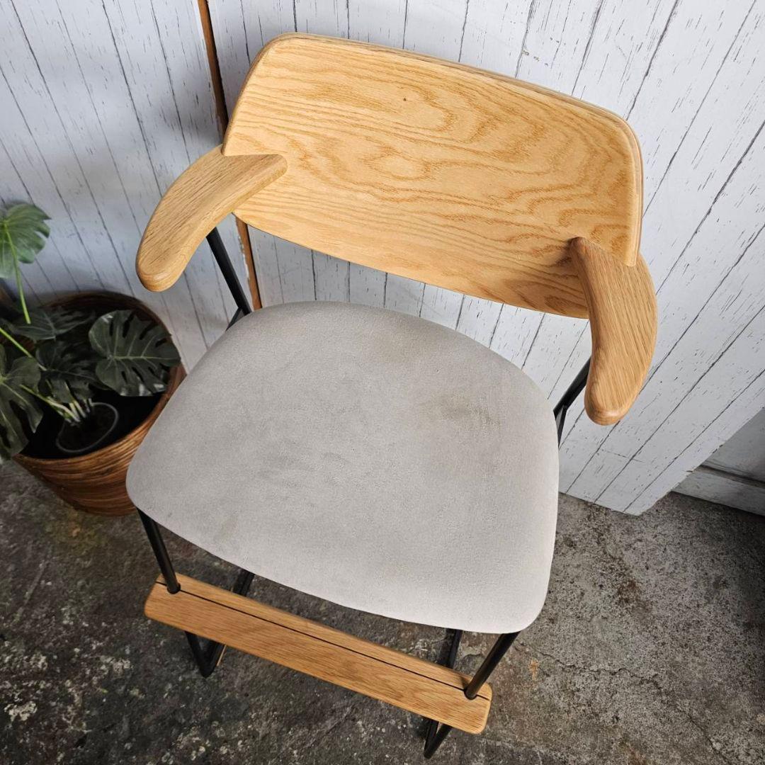 【p028/k】展示品 木製 カウンターチェア 椅子 ダイニングチェア