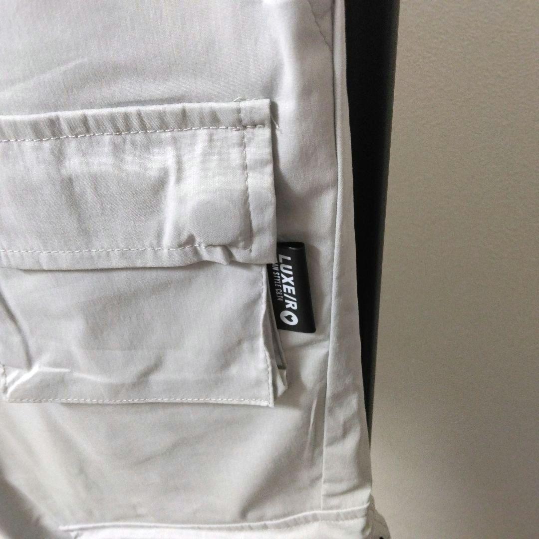 [サンプルSALE /D399 ] LUXE/R ナイロン布帛カーゴパンツ