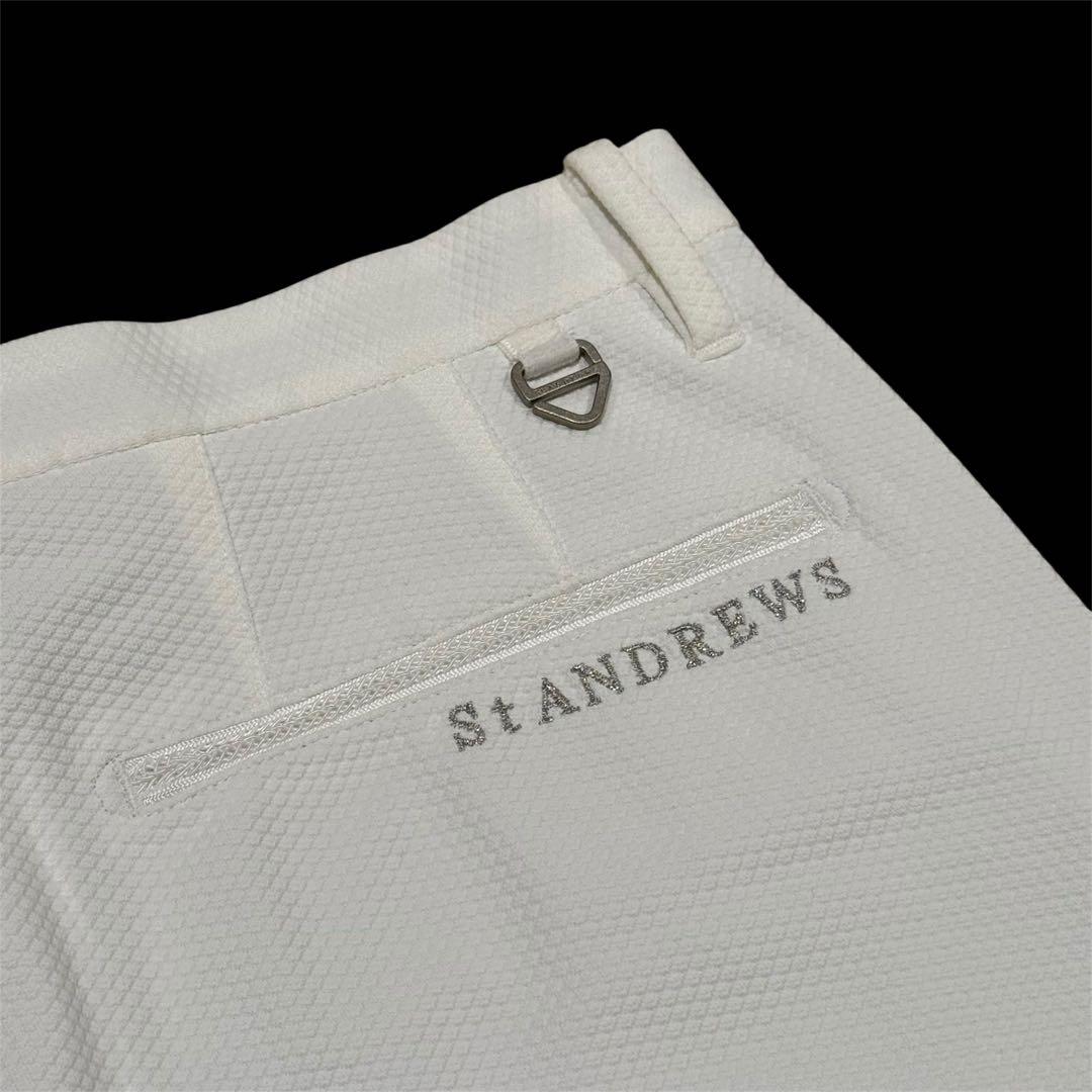 【50％オフ】定価3.5万 St ANDREWS シングルふくれジャガードパンツ