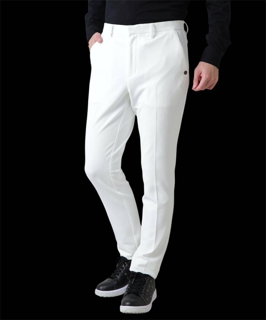 【50％オフ】定価3.5万 St ANDREWS シングルふくれジャガードパンツ