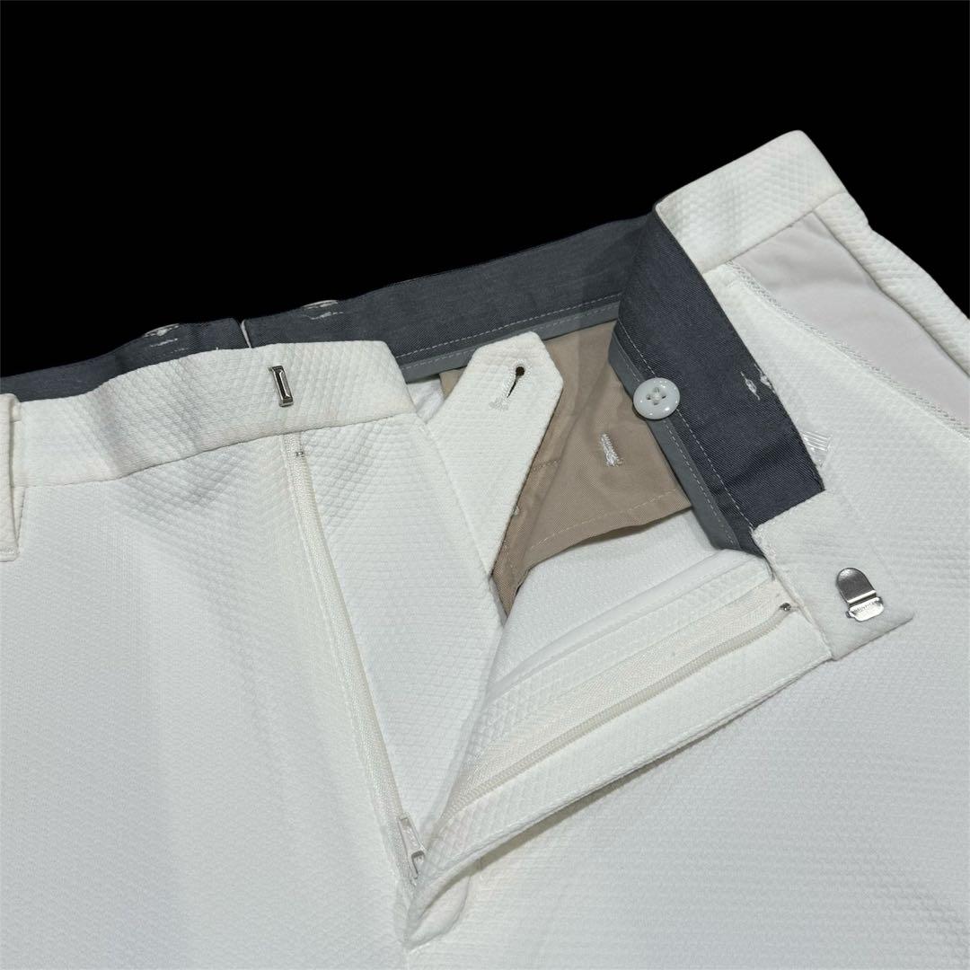 【50％オフ】定価3.5万 St ANDREWS シングルふくれジャガードパンツ