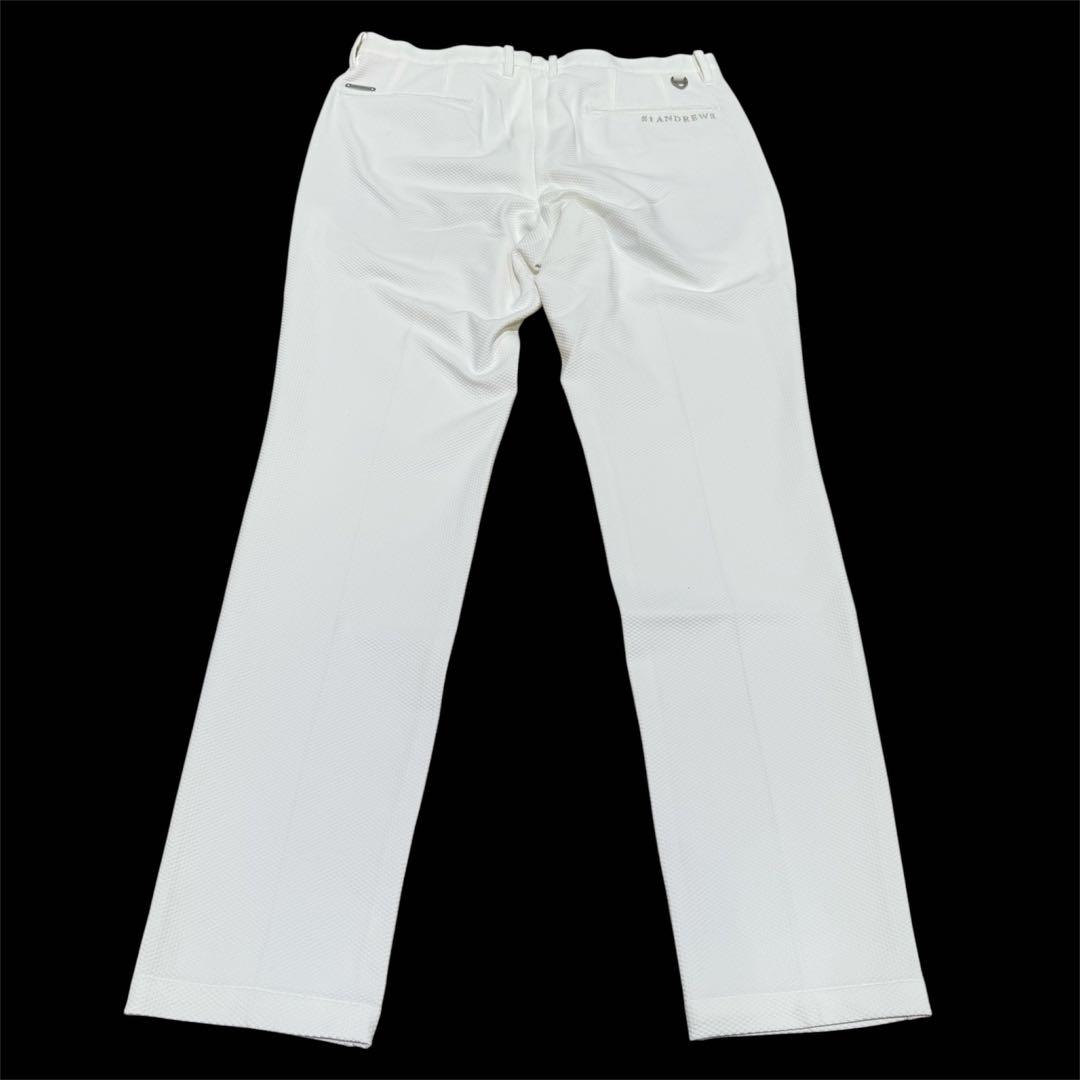【50％オフ】定価3.5万 St ANDREWS シングルふくれジャガードパンツ