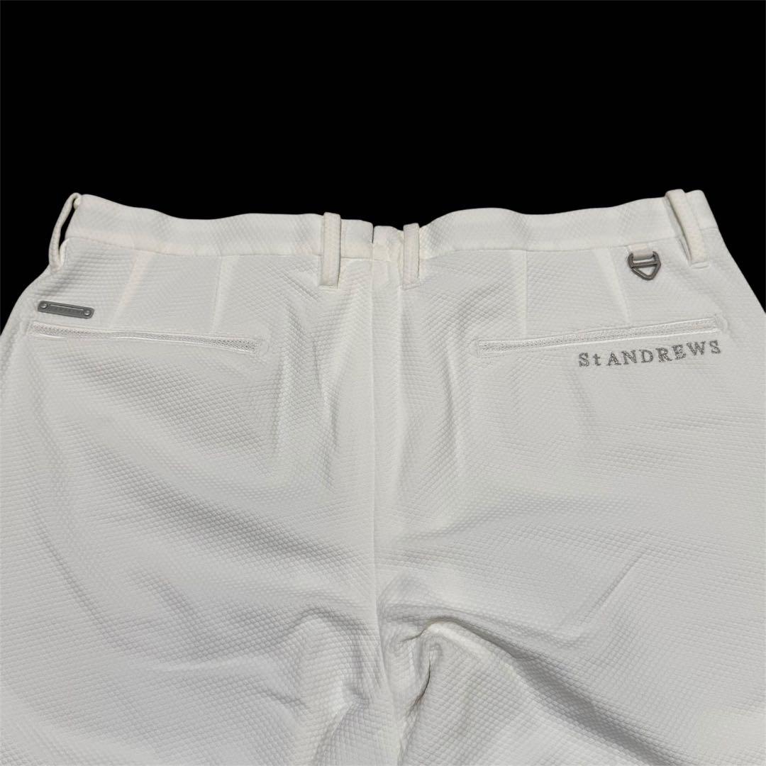 【50％オフ】定価3.5万 St ANDREWS シングルふくれジャガードパンツ