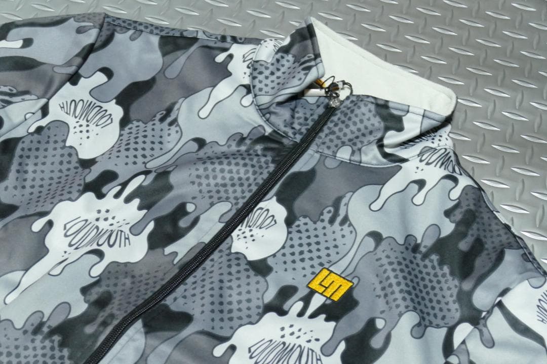 ★秋冬★ラウドマウスゴルフ★ボンディングブルゾン★LL★コミカルブロットBK