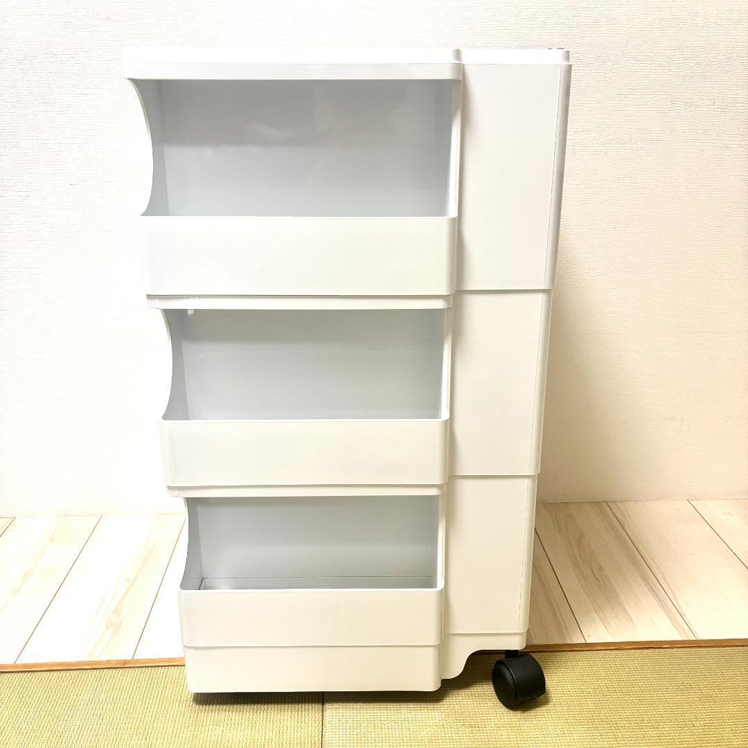 B-LINE ビーライン ボビーワゴン ホワイト 3段5段トレイ