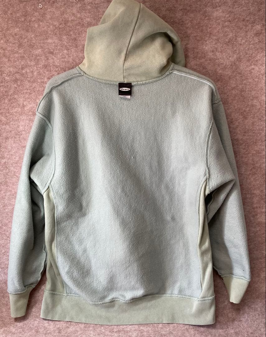 deps デプス フード付き パーカー スモーキーグリーン バス釣り XXL